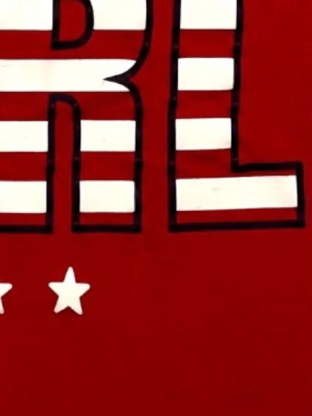 The Children’s Place Red “All American Girl” Patriotic Tee Girls Large 10–12